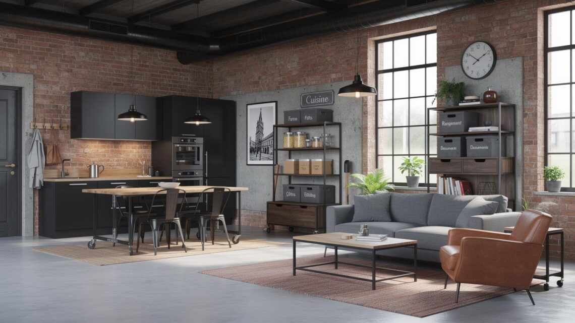 Aménager une maison fonctionnelle au style industriel