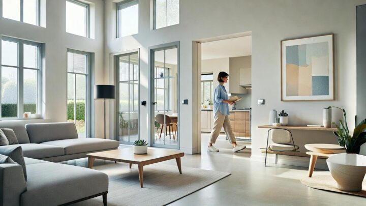 Organisation et circulation dans une maison rénovée