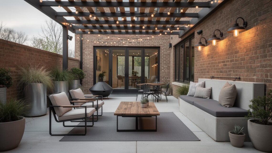 Style industriel pour l’extérieur idées d’aménagement